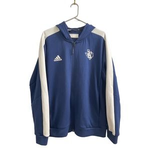 Rice Adidas zip up hoodie Jacket Large Sportswear college NCAA